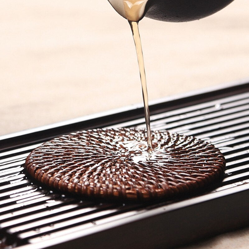 Sous-Tasses en Rotin
