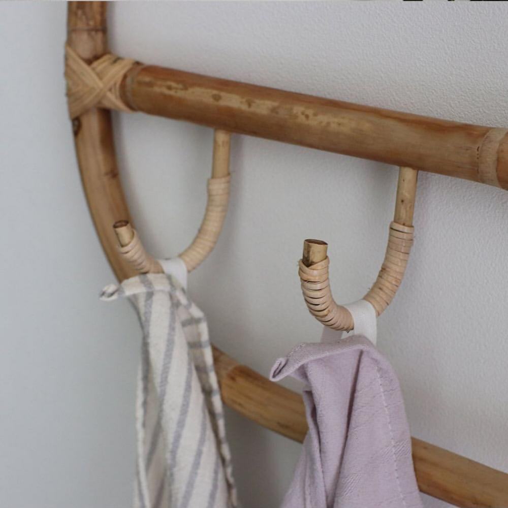 Porte-Manteau en Rotin Design Moderne | ZÉPHYR