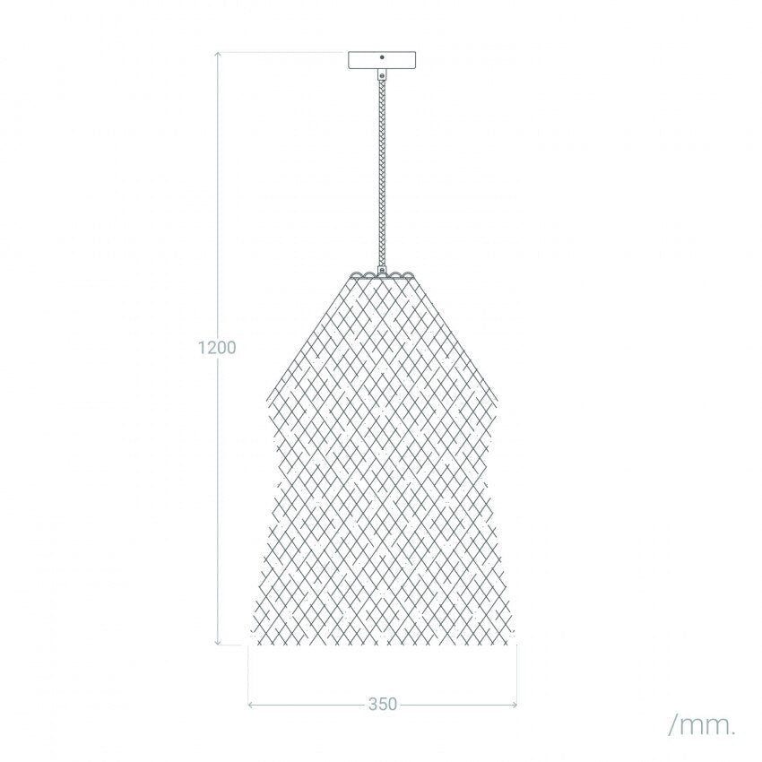 Suspension Paille Rotin | AURA ZEN
