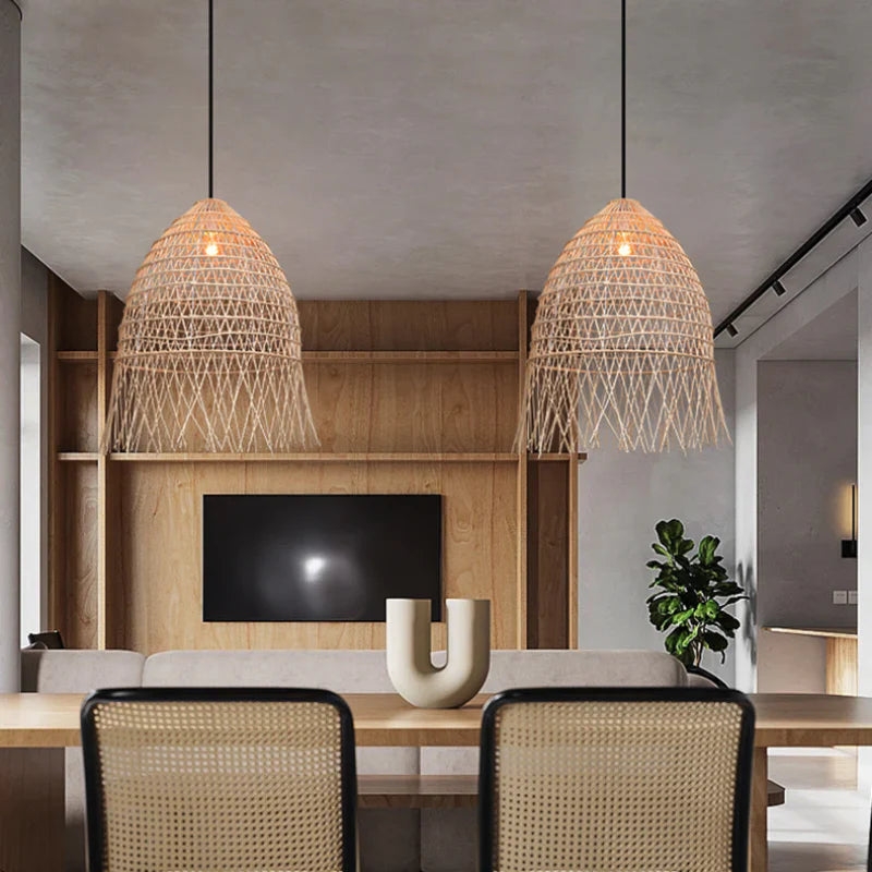 Suspension Rotin Fin | Douce Brise