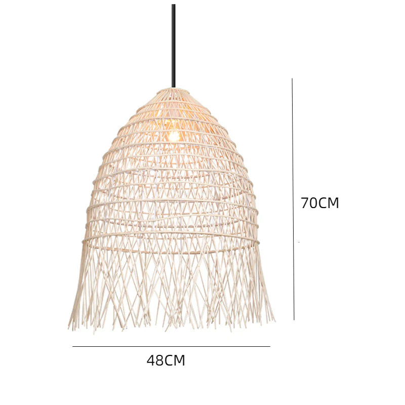 Suspension Rotin Fin | Douce Brise