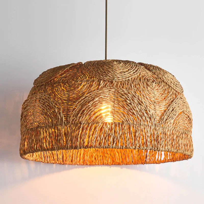 Suspension Rotin Raphia | SOLEIL D'AFRIQUE