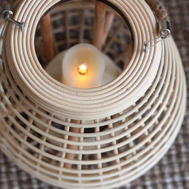 Porte Bougie Rotin | ÉLARA