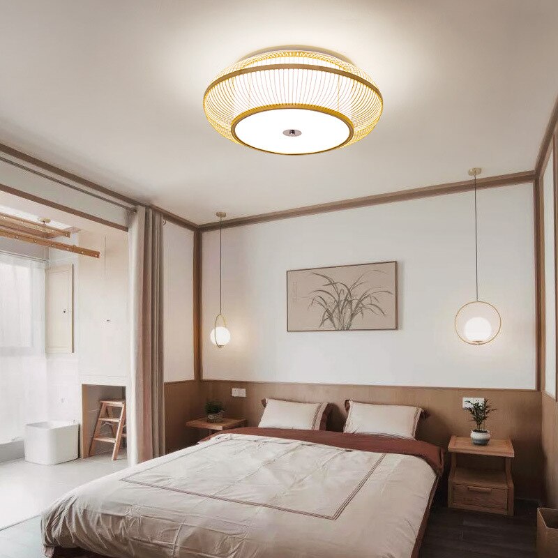 Plafonnier Rotin Chambre | NEIL