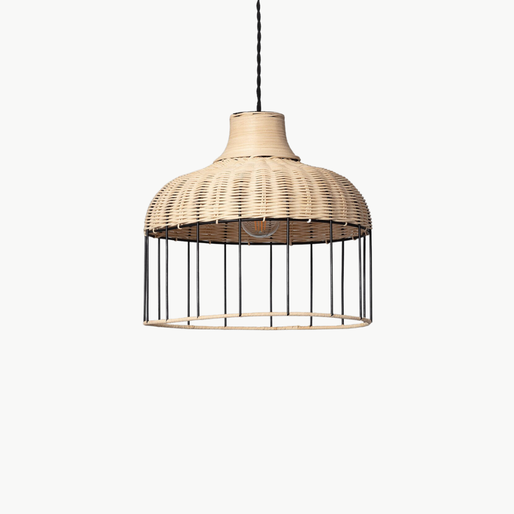 Suspension Osier & Métal | HARMONIE