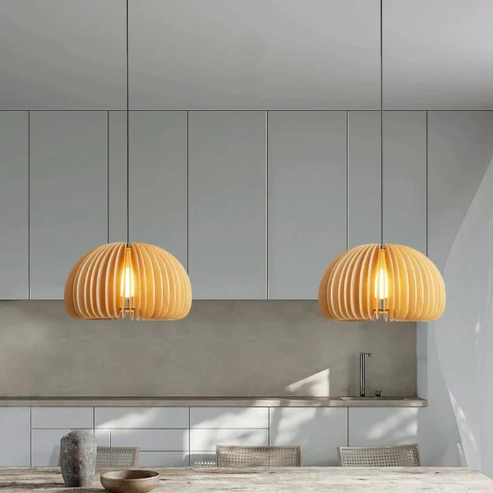 Suspension Bois | CITROUILLE