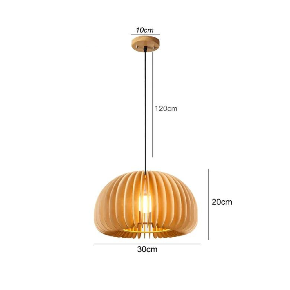 Suspension Bois | CITROUILLE