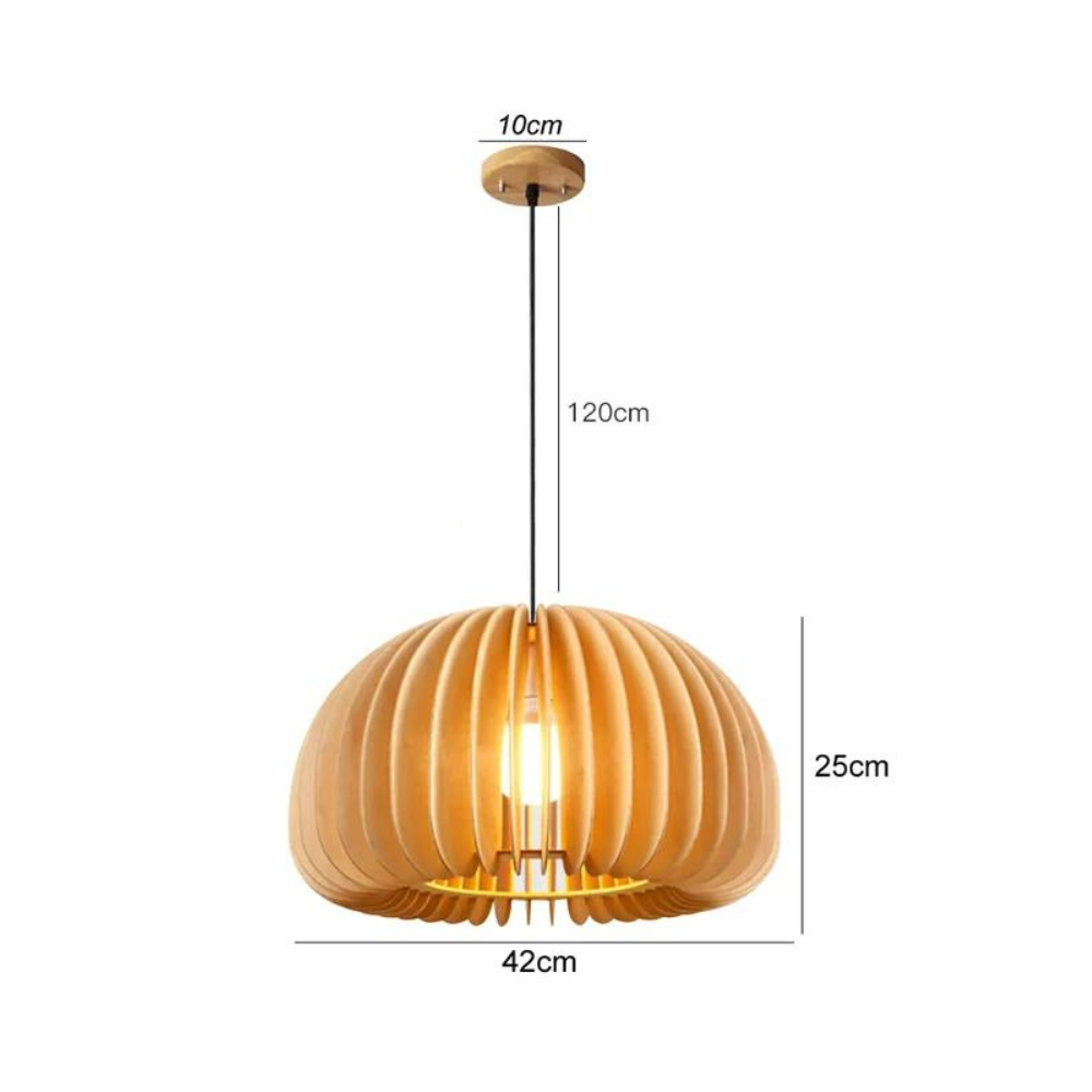 Suspension Bois | CITROUILLE