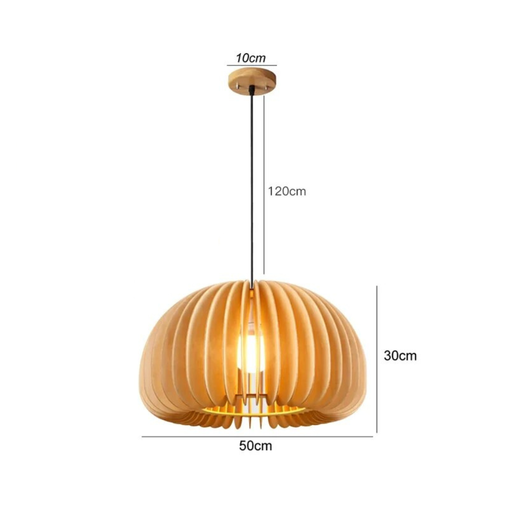 Suspension Bois | CITROUILLE