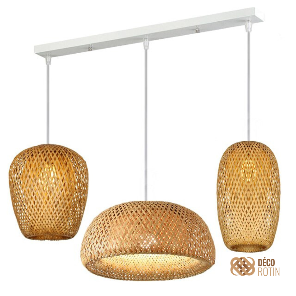 Suspension Multiple Bambou | TRIO LUMIÈRE