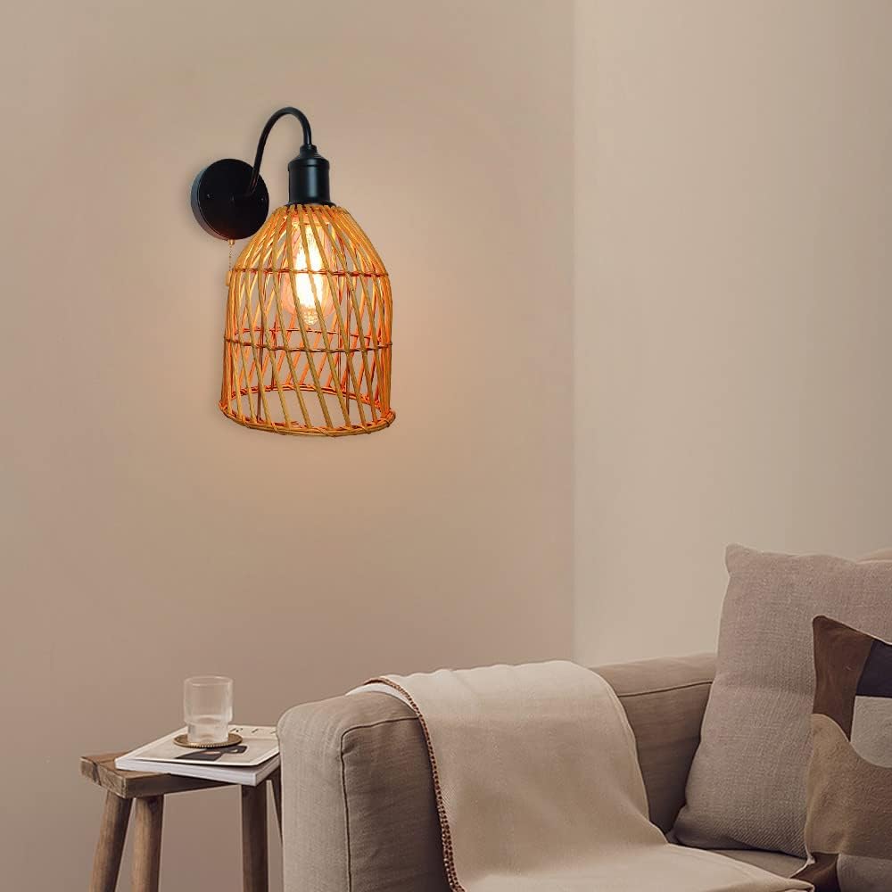 Applique Murale Chambre Rotin | AURA