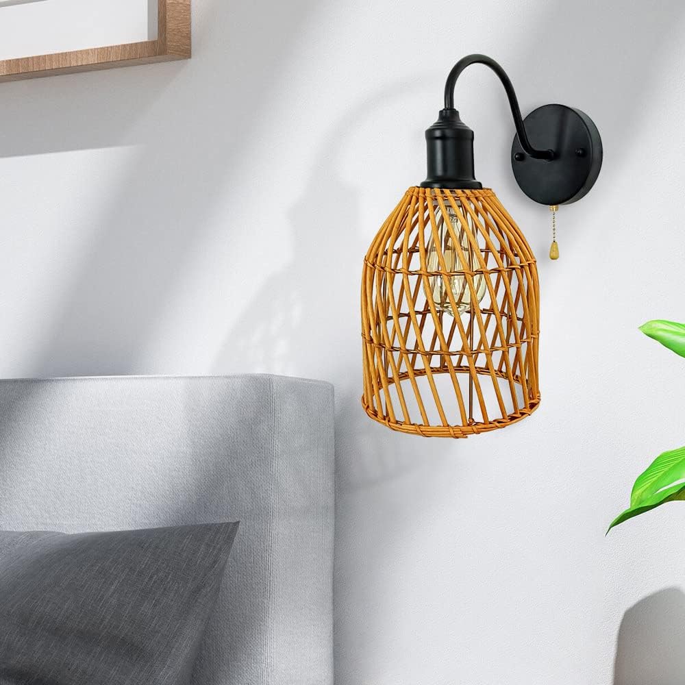 Applique Murale Chambre Rotin | AURA