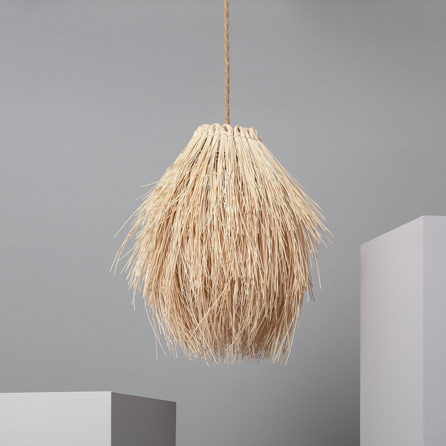 Suspension Paille Rotin | AURA ZEN