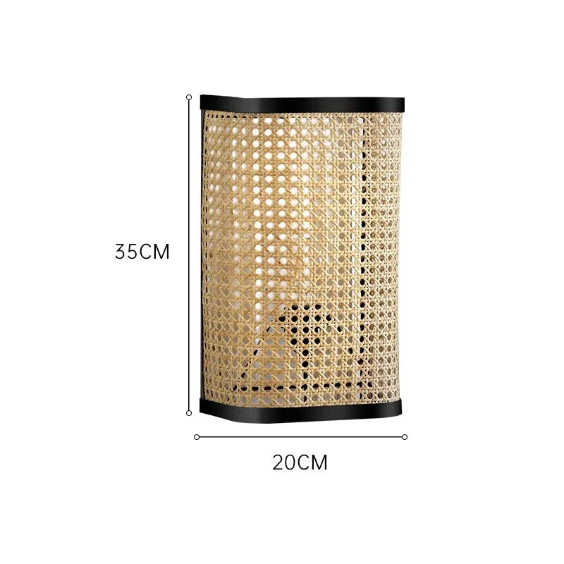 Applique Murale Lit Rotin | LUMI