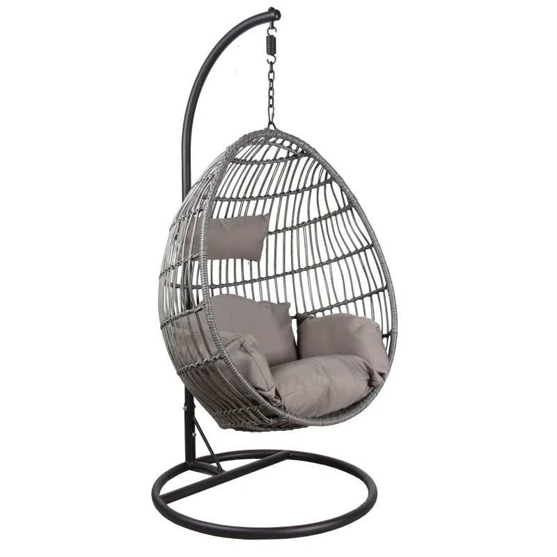 Balancelle en Rotin Gris | ZENITH
