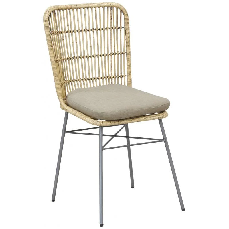 Chaise Rotin avec Coussin | ZENITUDE