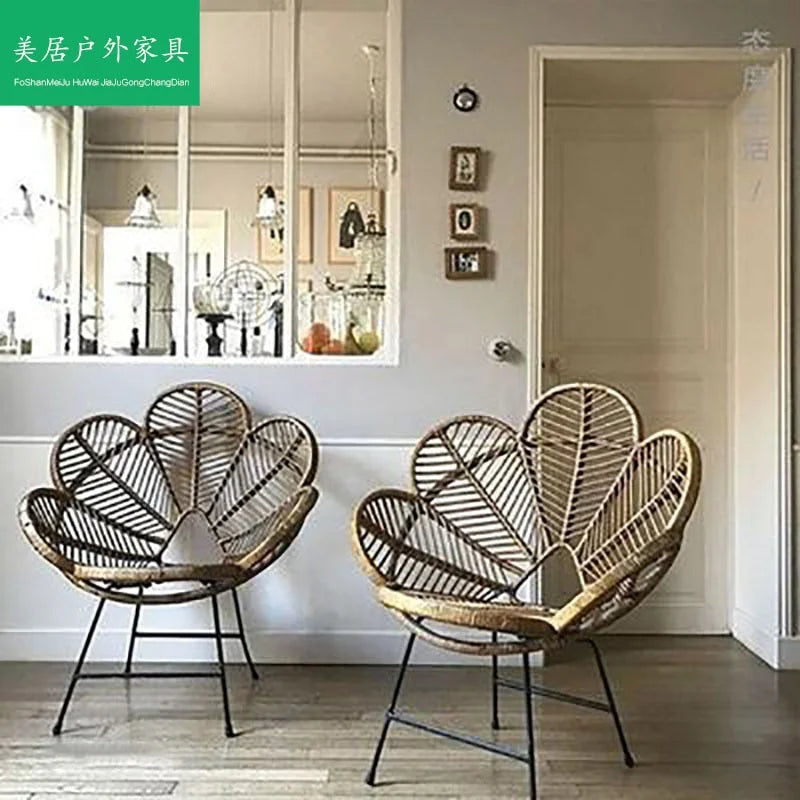 Fauteuil en Rotin Design Noir | OBSIDIAN