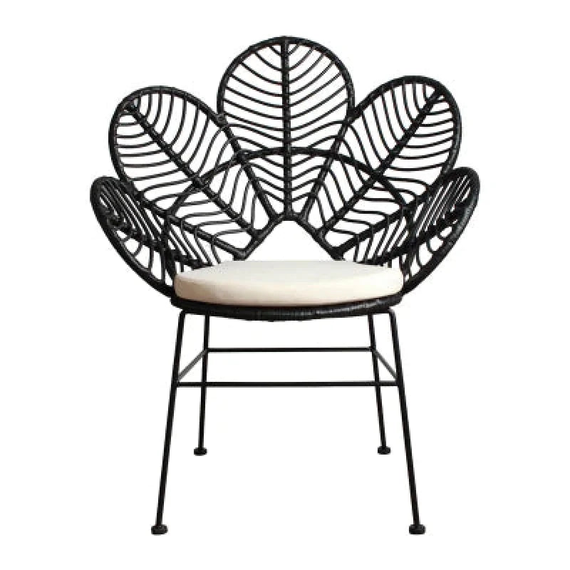 Fauteuil en Rotin Design Noir | OBSIDIAN
