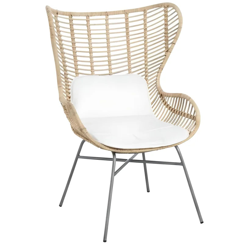 Fauteuil en Rotin et Métal | AURORE