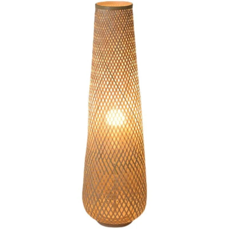 Lampadaire en Rotin Tressé Main | ALOE