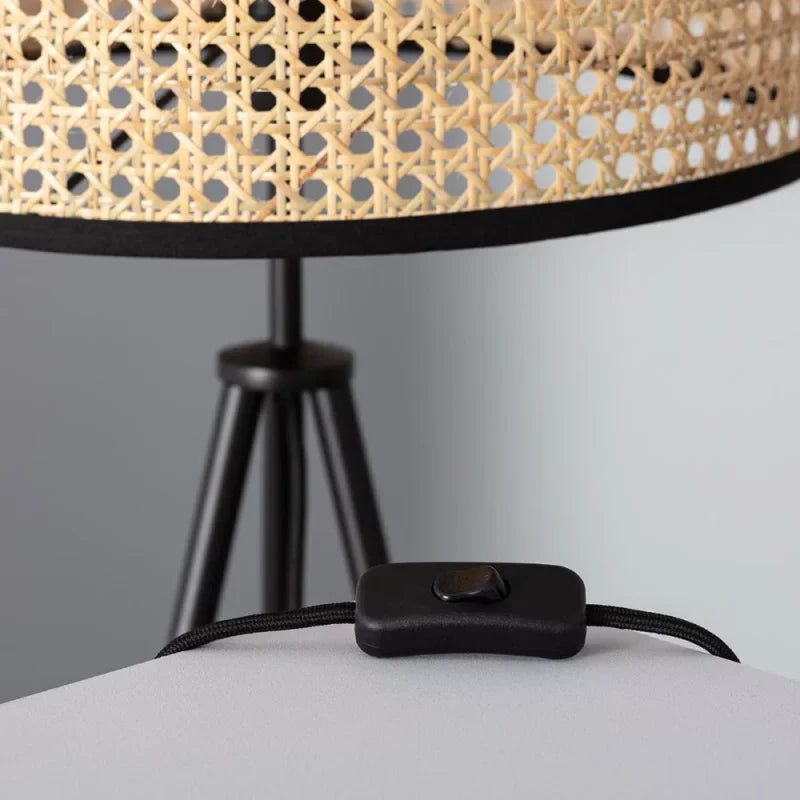 Lampadaire Trépied Cannage | MAELLE