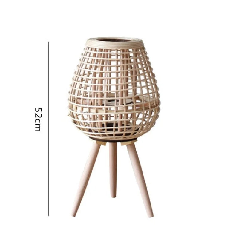 Lanterne Bougie Rotin | LÉANA