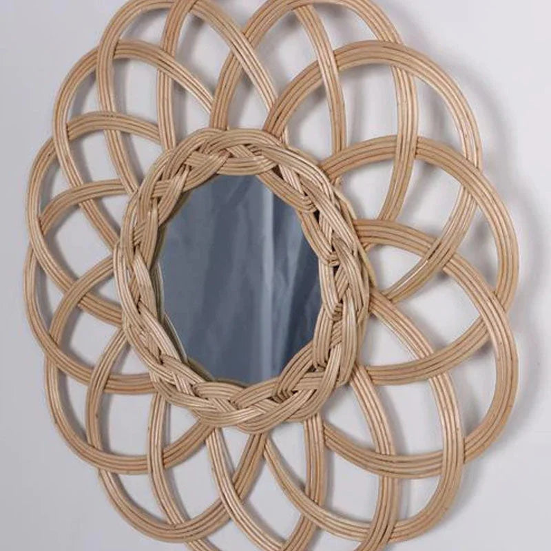Miroir en Rotin Rosace Éternelle | ROSACE