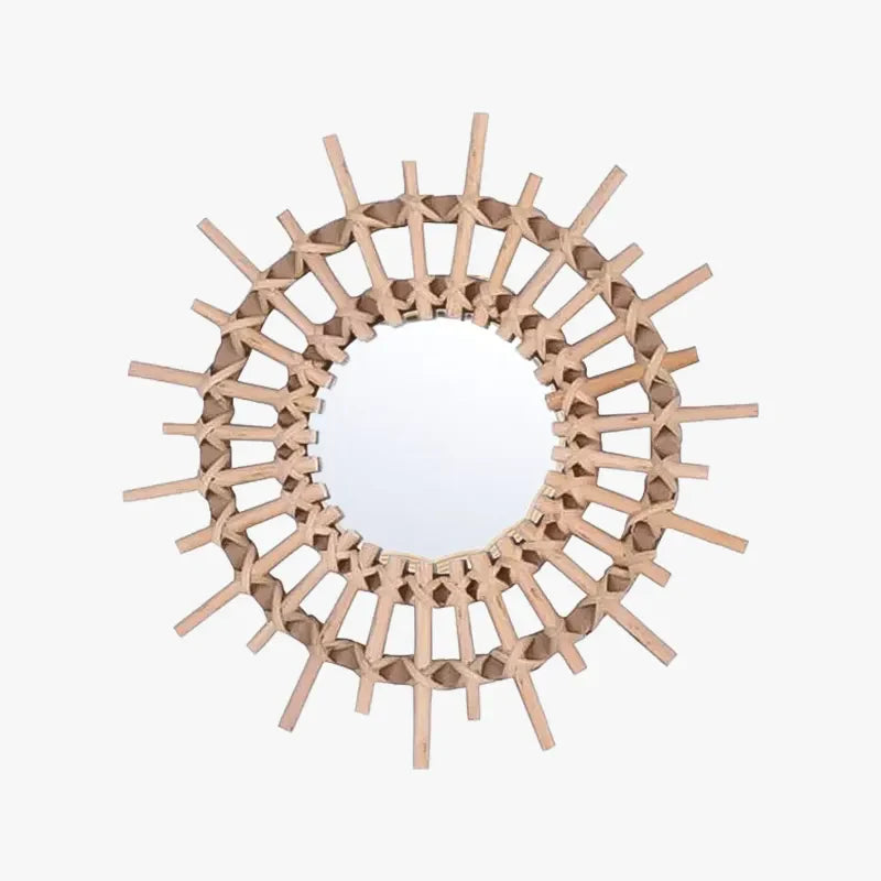 Miroir moderne en rotin | HORIZON