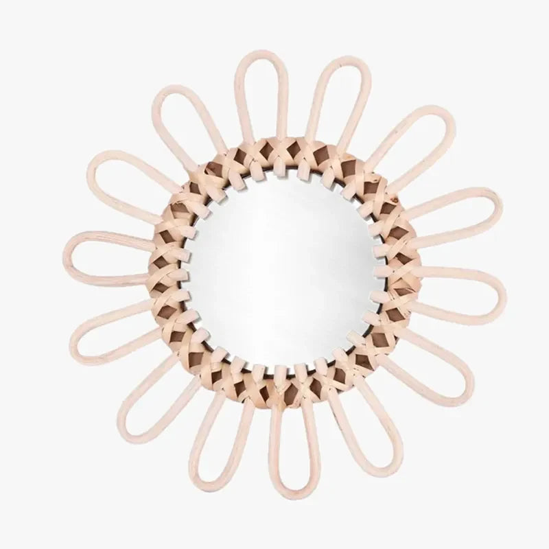 Miroir Rotin Rose | NESTER
