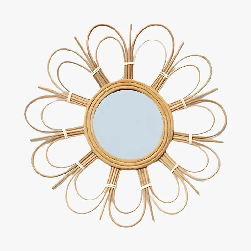 Miroir en Rotin Déco Murale | LEYNA