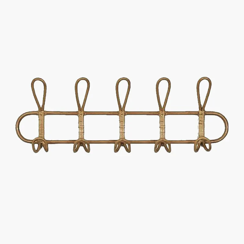 Porte-Manteau en Rotin Vintage | LOU
