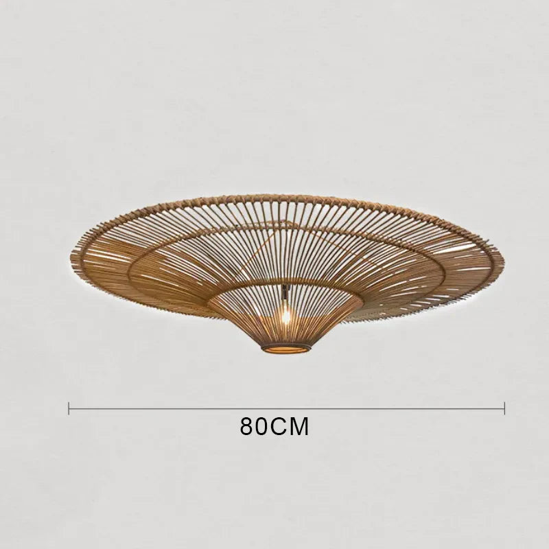 Suspension Rotin Plate | CÉLESTE
