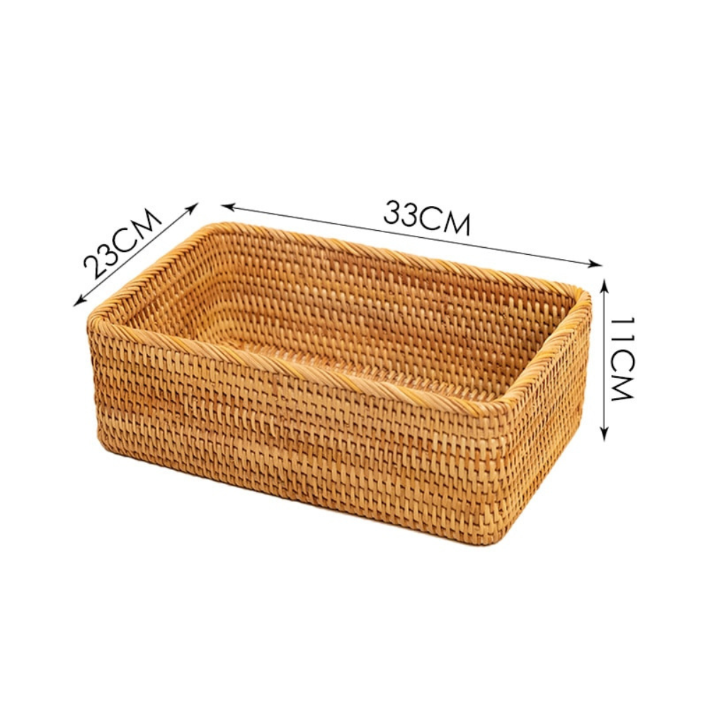Panier en Rotin Rectangulaire