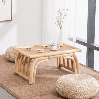 Table Basse en Rotin et Bambou | MAYA