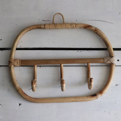 Porte-Manteau en Rotin Design Moderne | ZÉPHYR