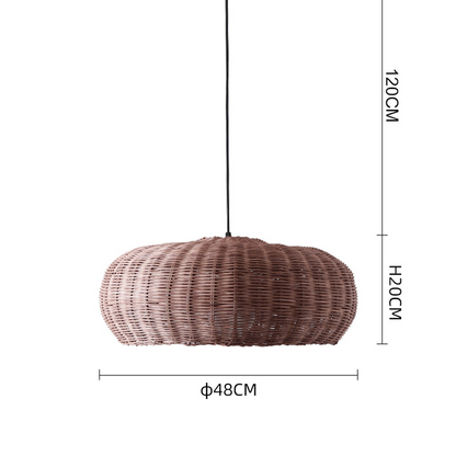 Suspension Osier Marron | COSYNEST