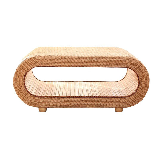 Table Basse Rotin Style Japonaise | KUMI