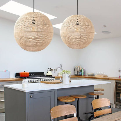 Suspension en Rotin Boule | ELLA