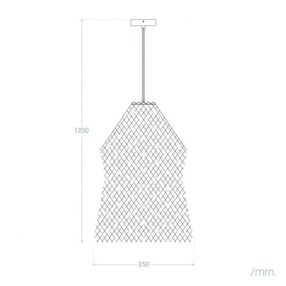 Suspension Paille Rotin | AURA ZEN