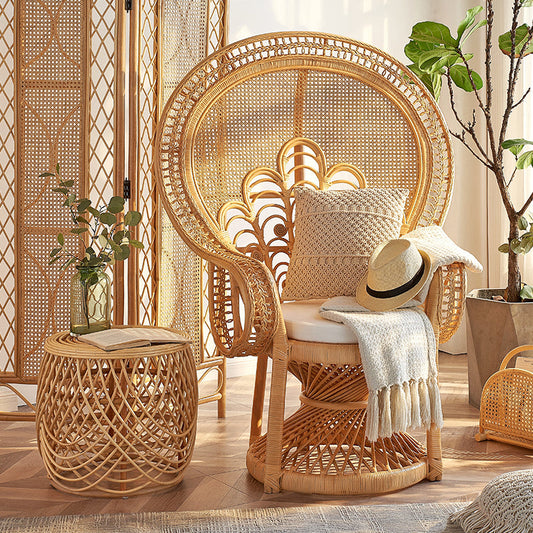 Fauteuil Emmanuelle en Rotin Naturel | SOFIA