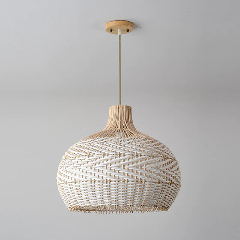 Suspension Osier Blanc | CACHER
