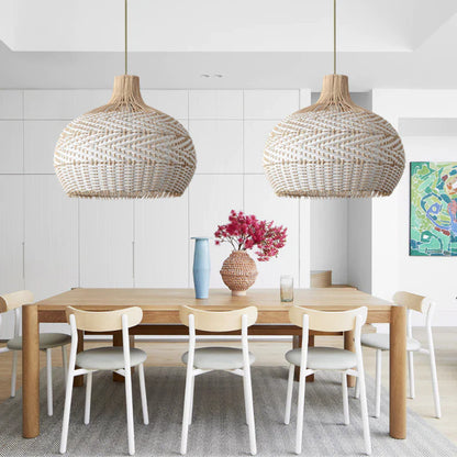 Suspension Osier Blanc | CACHER