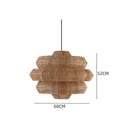 Suspension Rotin Terracotta | ESQUISSE