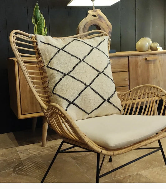 Fauteuil en Rotin et Métal | AURORE