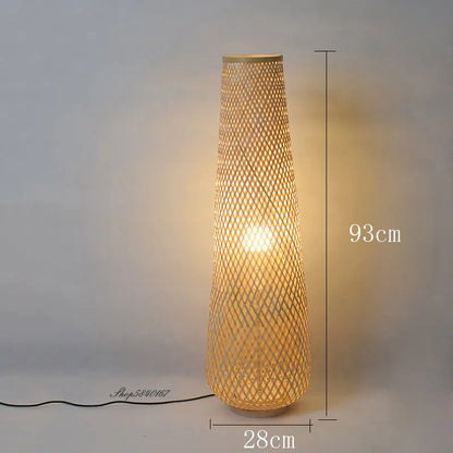 Lampadaire en Rotin Tressé Main | ALOE