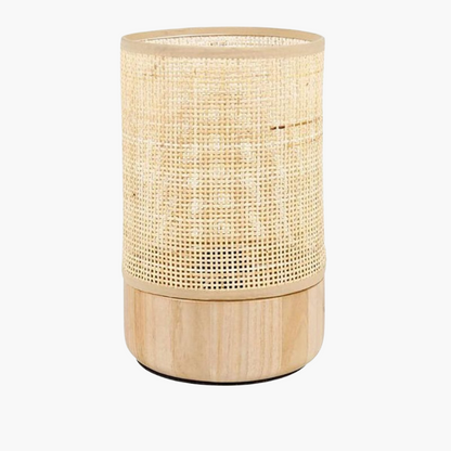 Lampe Bois et Rotin | SOLANO