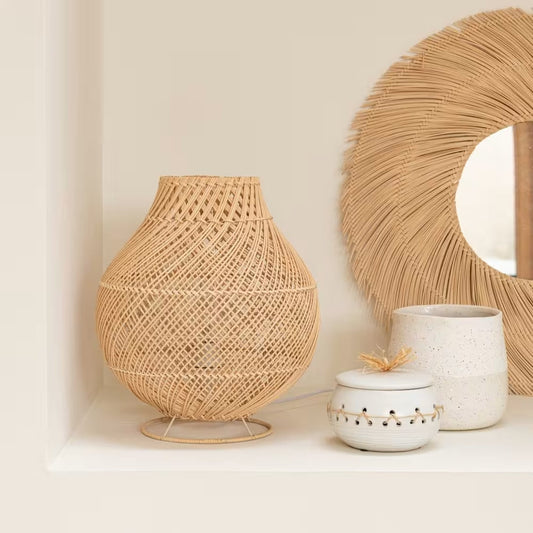 Lampe en Rotin Bohème | ALJABAL