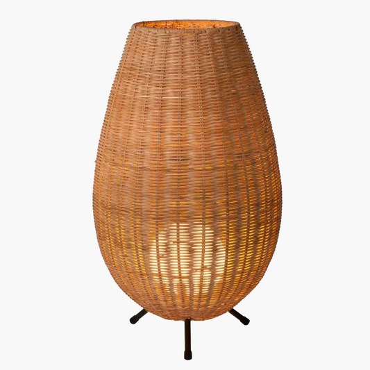 Lampe de Table Cosy en Rotin | COLIN