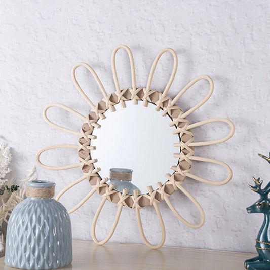 Miroir Rotin Rose | NESTER