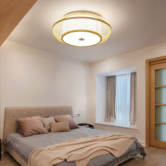 Plafonnier Rotin Chambre | NEIL